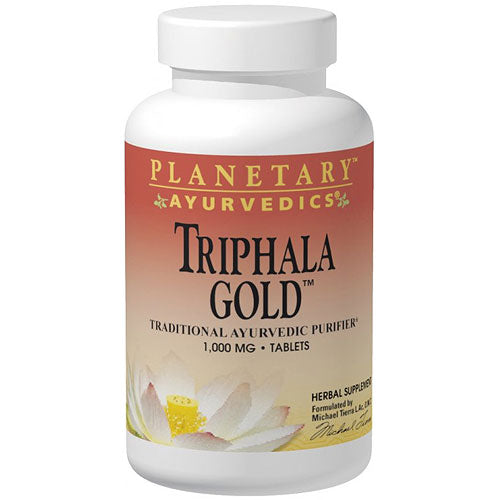 Planetary Ayurvedics Triphala Gold 1000 mg, 60 Tablets, Planetary Herbals