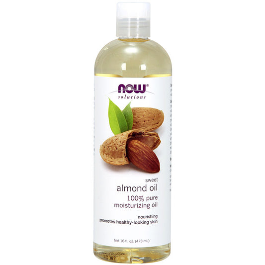 Sweet Almond Oil, 16 oz, NOW Foods
